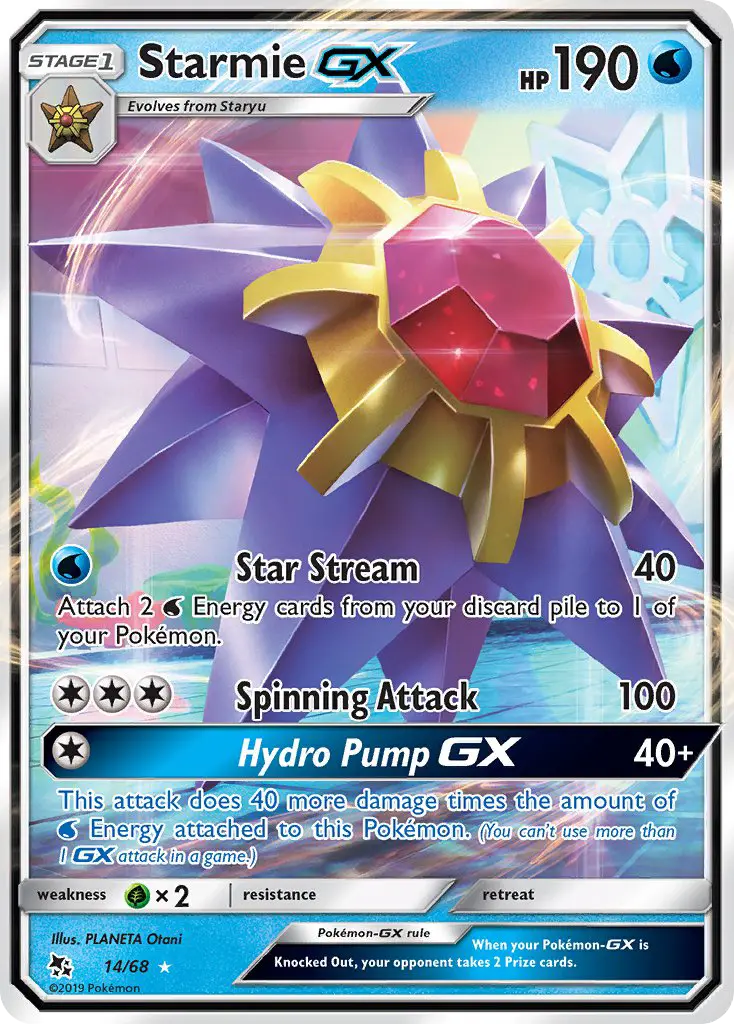 Card image of Starmie GX
