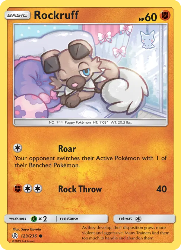 Card image of Rockruff