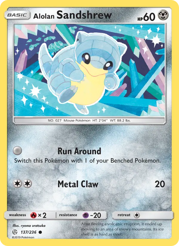 Card image of Alolan Sandshrew