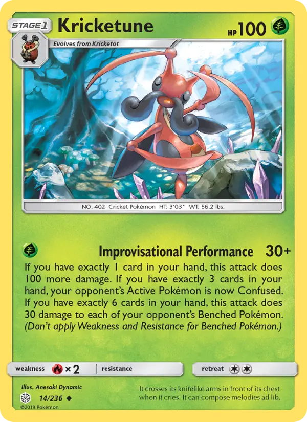 Card image of Kricketune