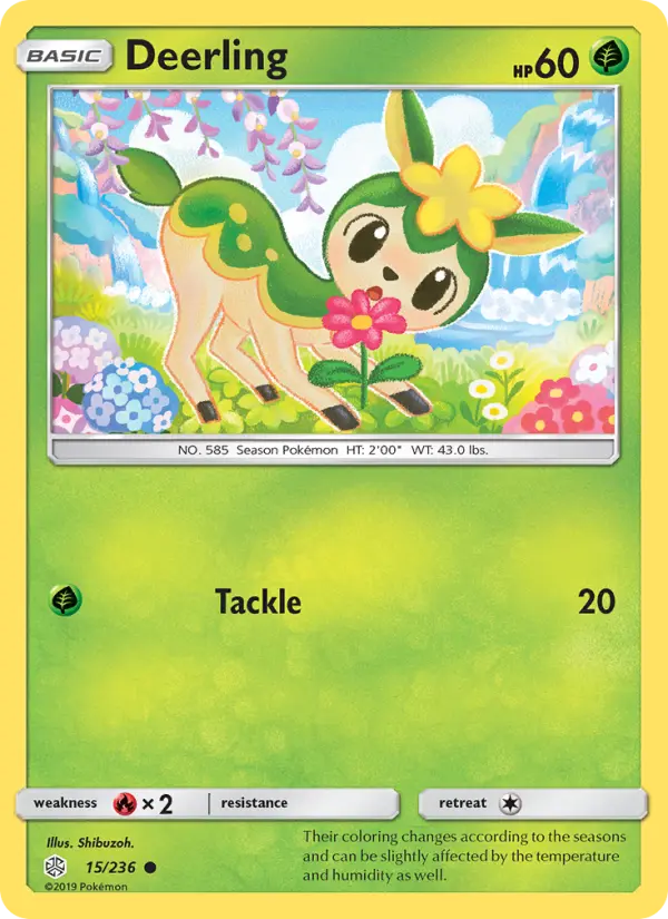 Card image of Deerling