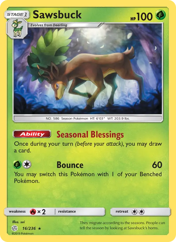 Card image of Sawsbuck