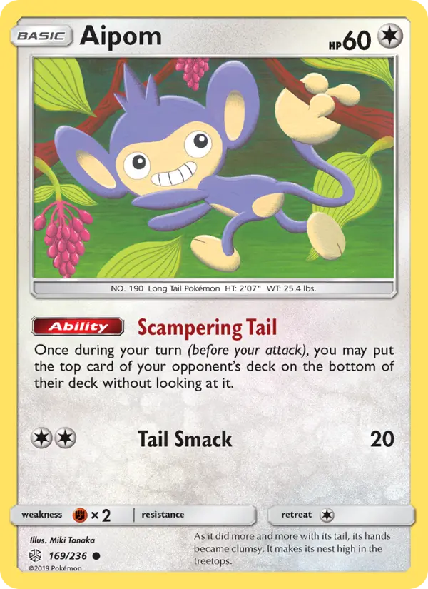 Card image of Aipom