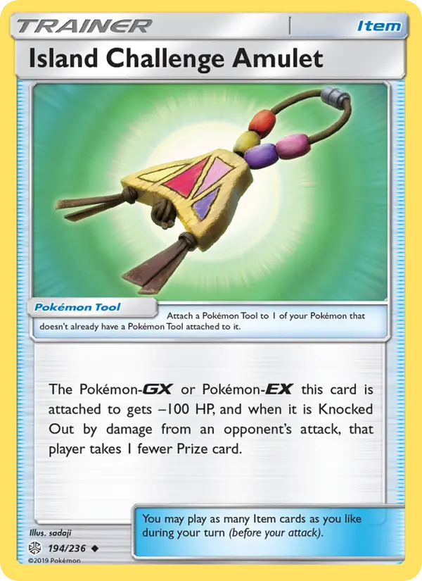 Card image of Island Challenge Amulet