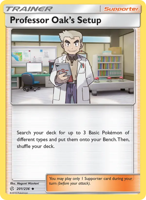 Card image of Professor Oak’s Setup