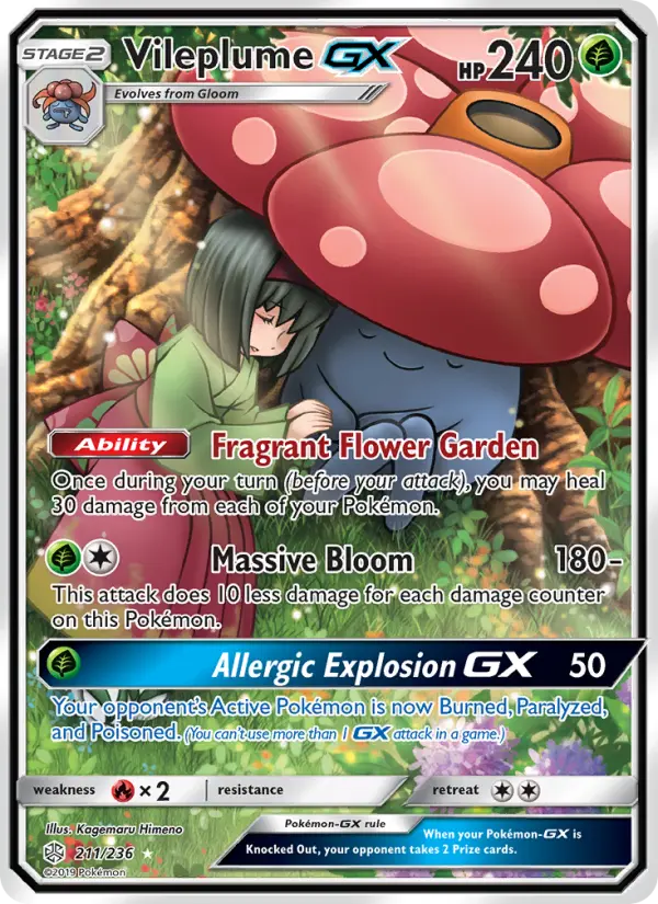 Card image of Vileplume GX