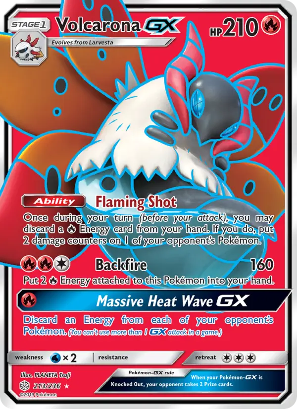 Card image of Volcarona GX