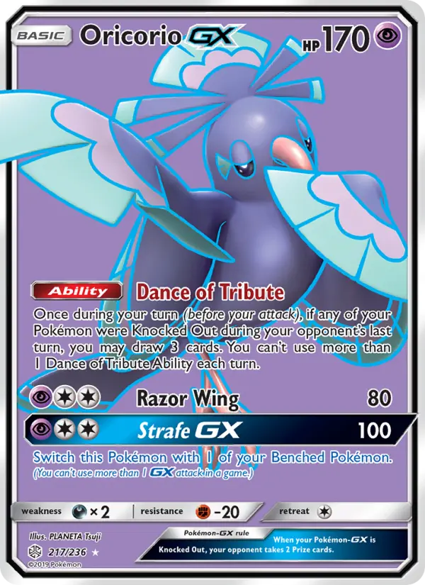 Card image of Oricorio GX