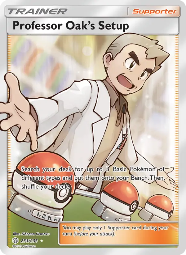 Card image of Professor Oak’s Setup