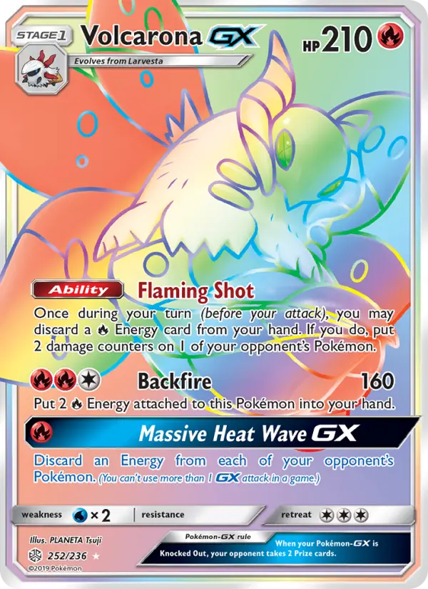 Card image of Volcarona GX