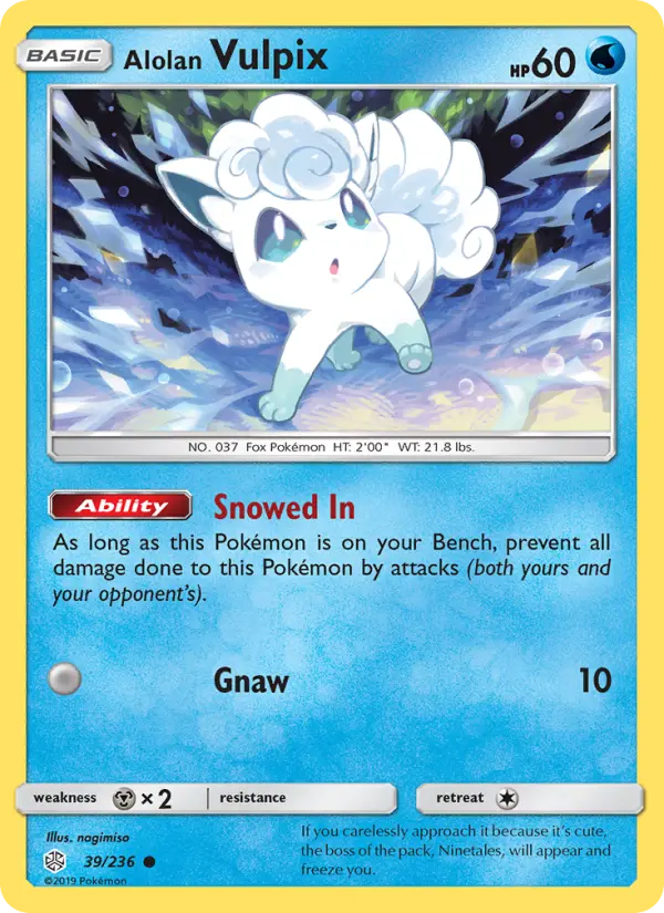 Card image of Alolan Vulpix