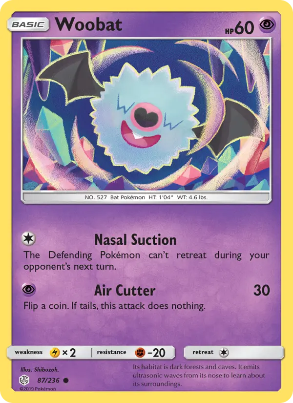 Card image of Woobat