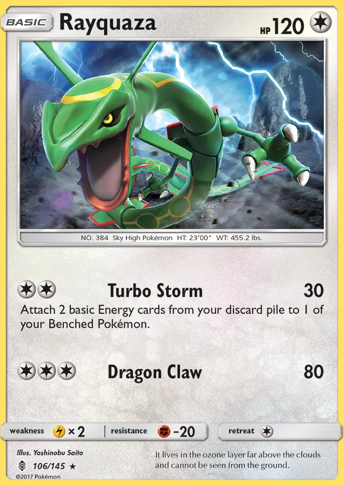 Card image of Rayquaza