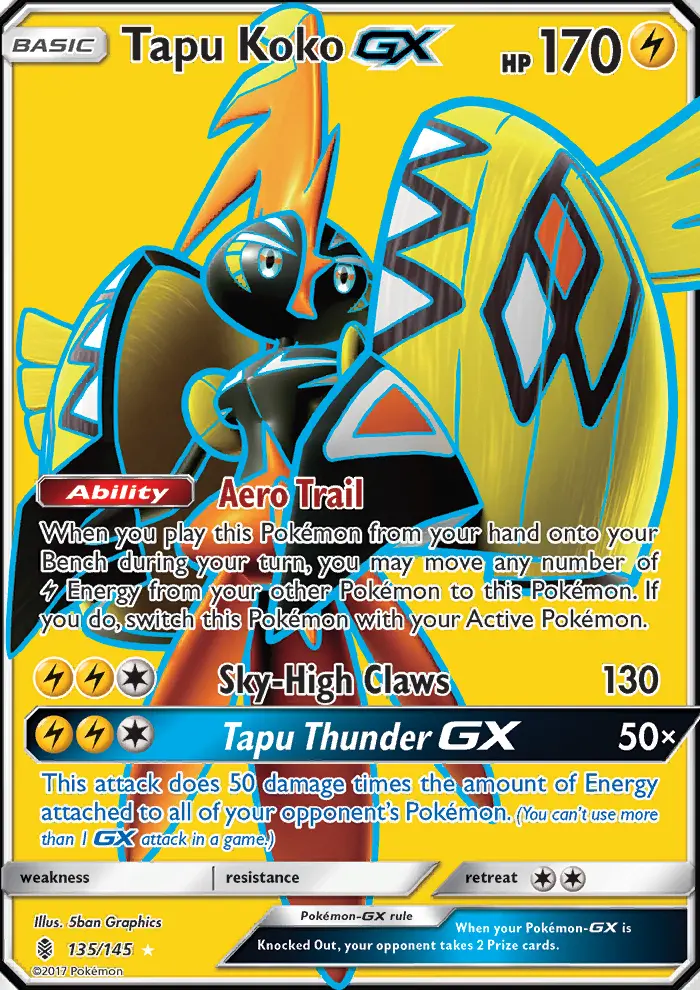 Card image of Tapu Koko GX