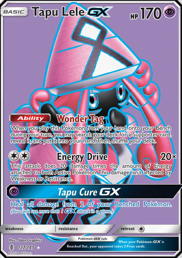 Card image of Tapu Lele GX