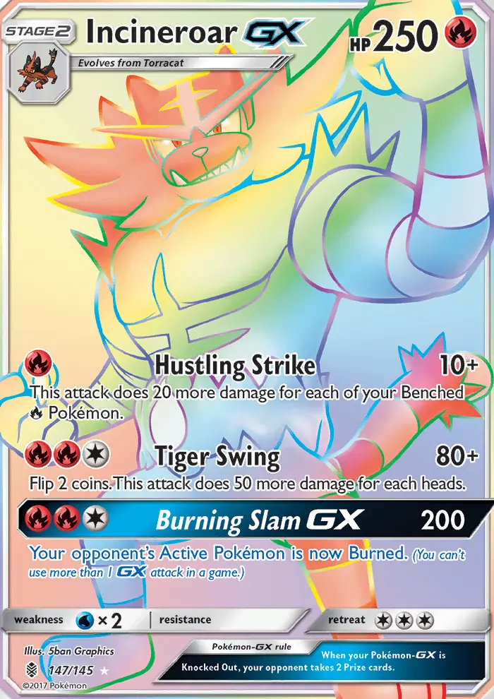 Card image of Incineroar GX