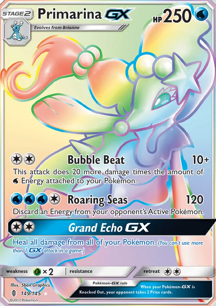 Card image of Primarina GX