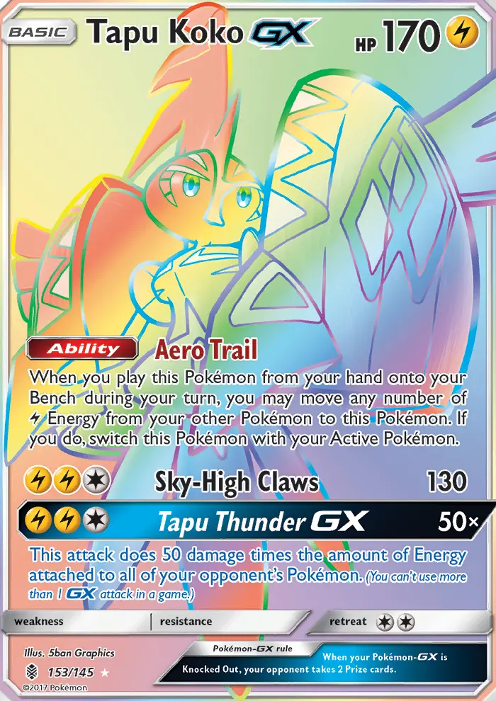 Card image of Tapu Koko GX