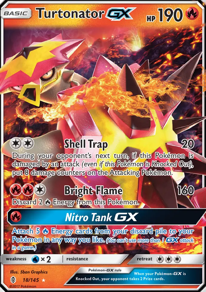 Card image of Turtonator GX