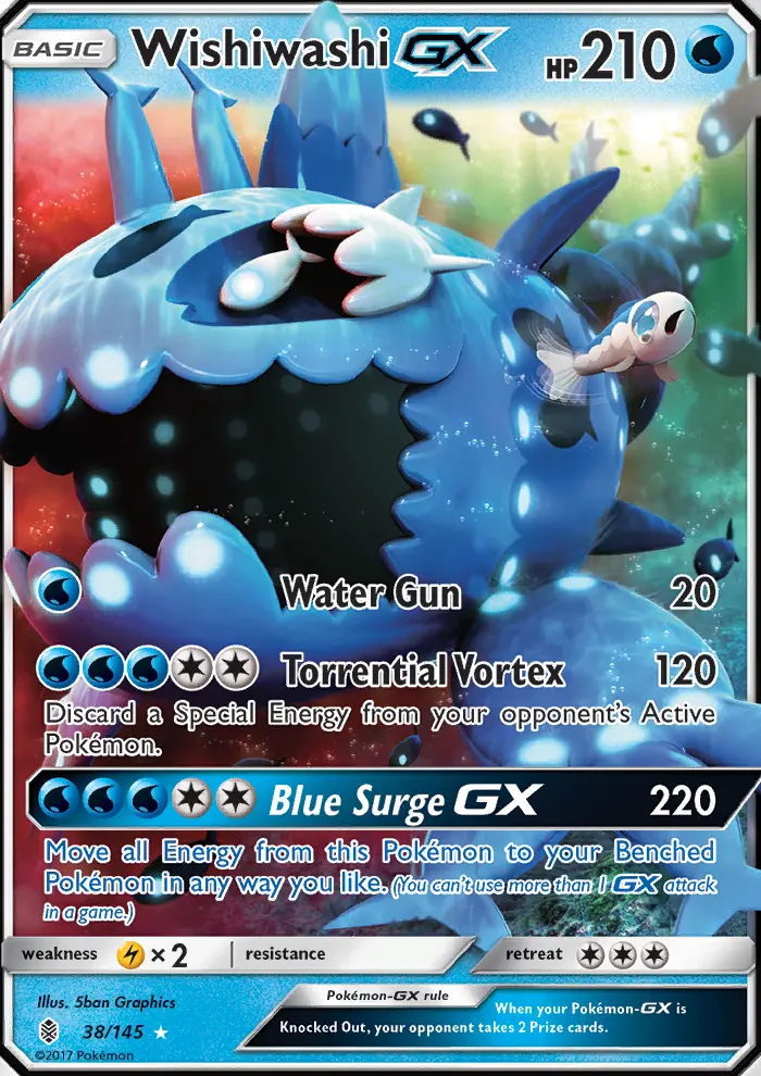 Card image of Wishiwashi GX