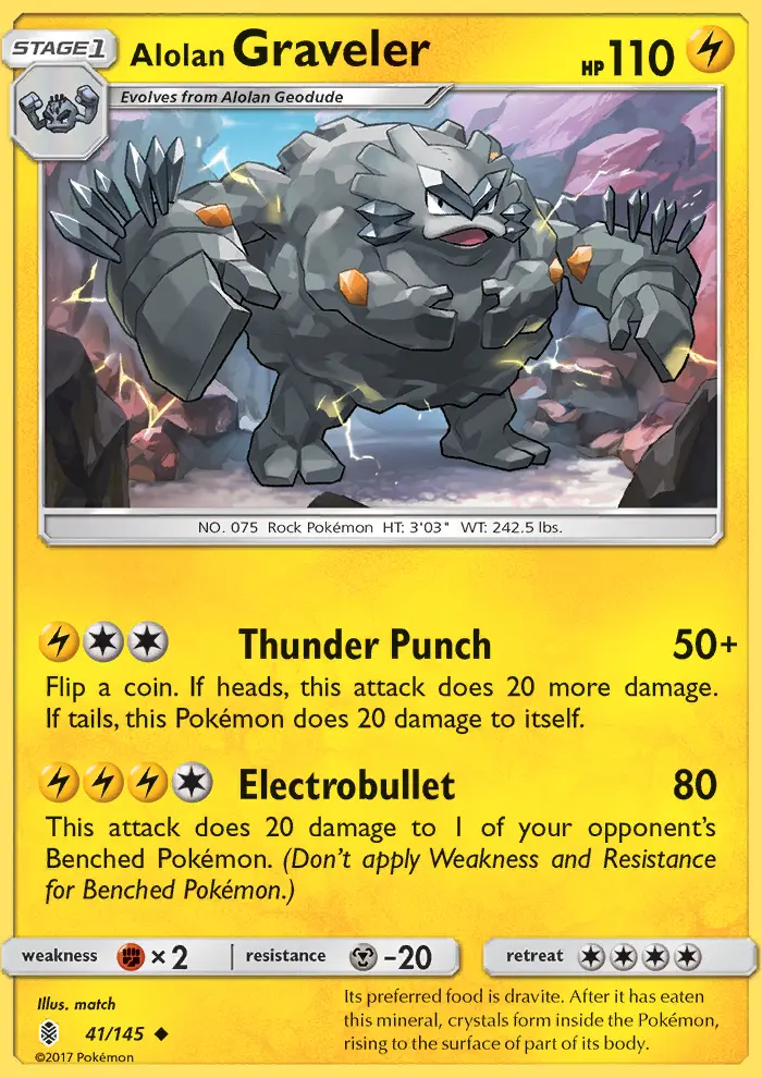 Card image of Alolan Graveler