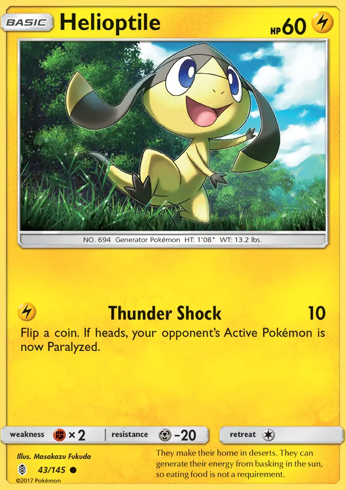 Card image of Helioptile