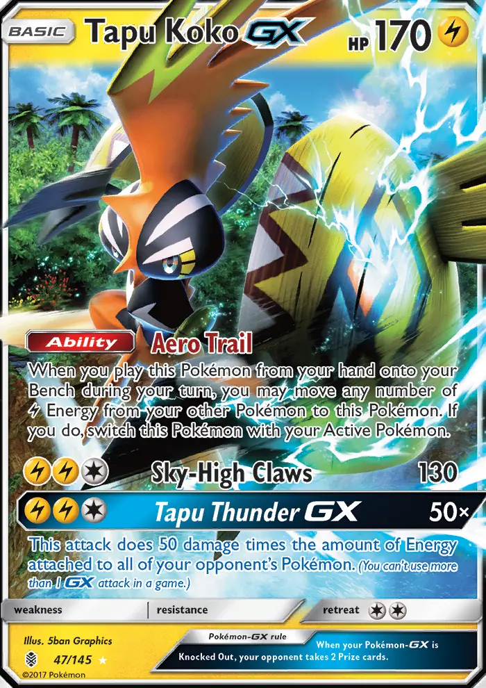 Card image of Tapu Koko GX