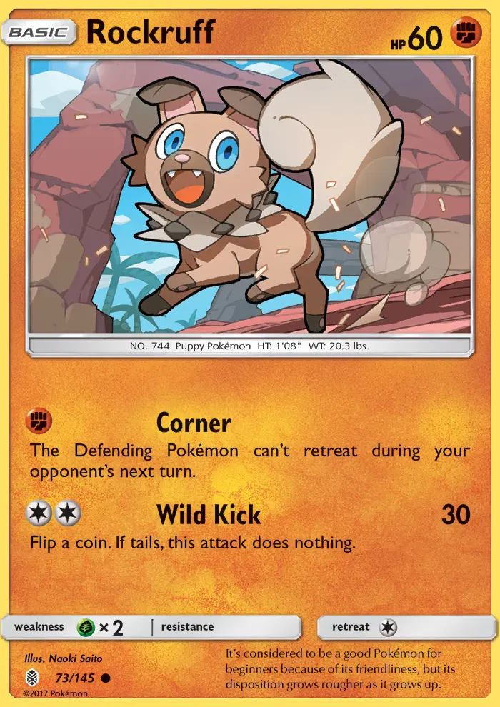 Card image of Rockruff