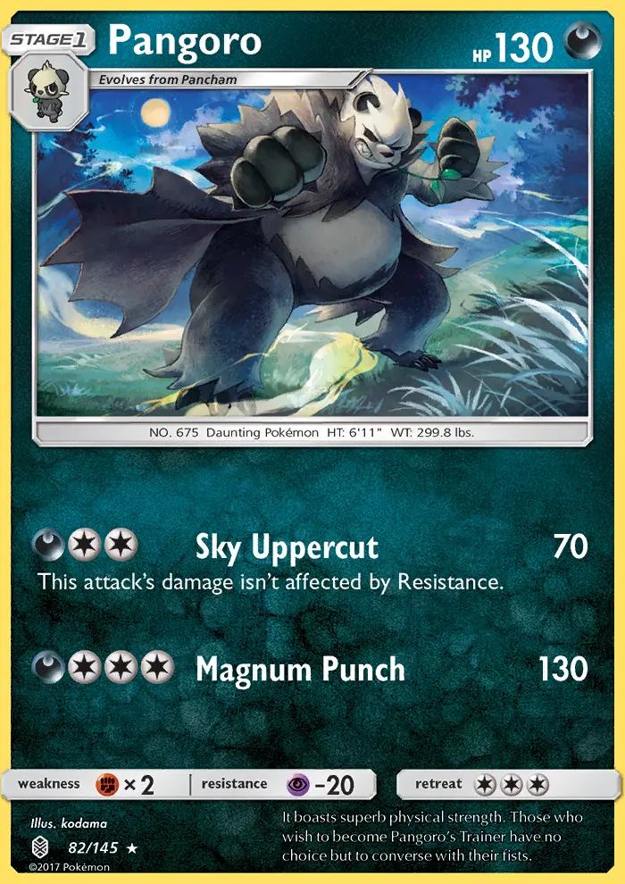 Card image of Pangoro