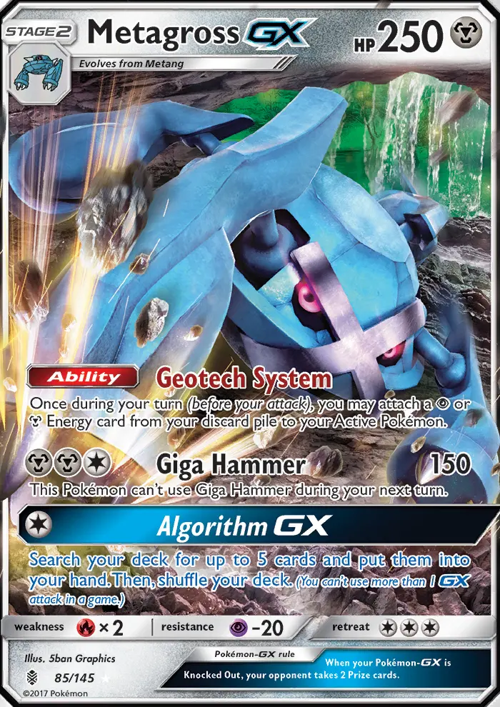 Card image of Metagross GX