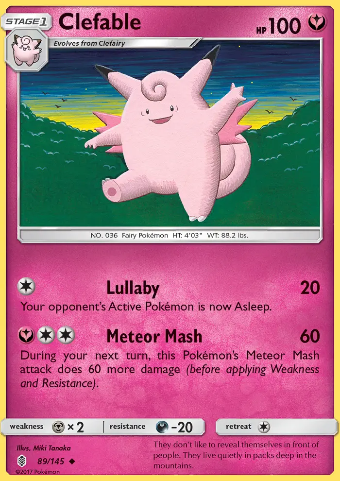 Card image of Clefable