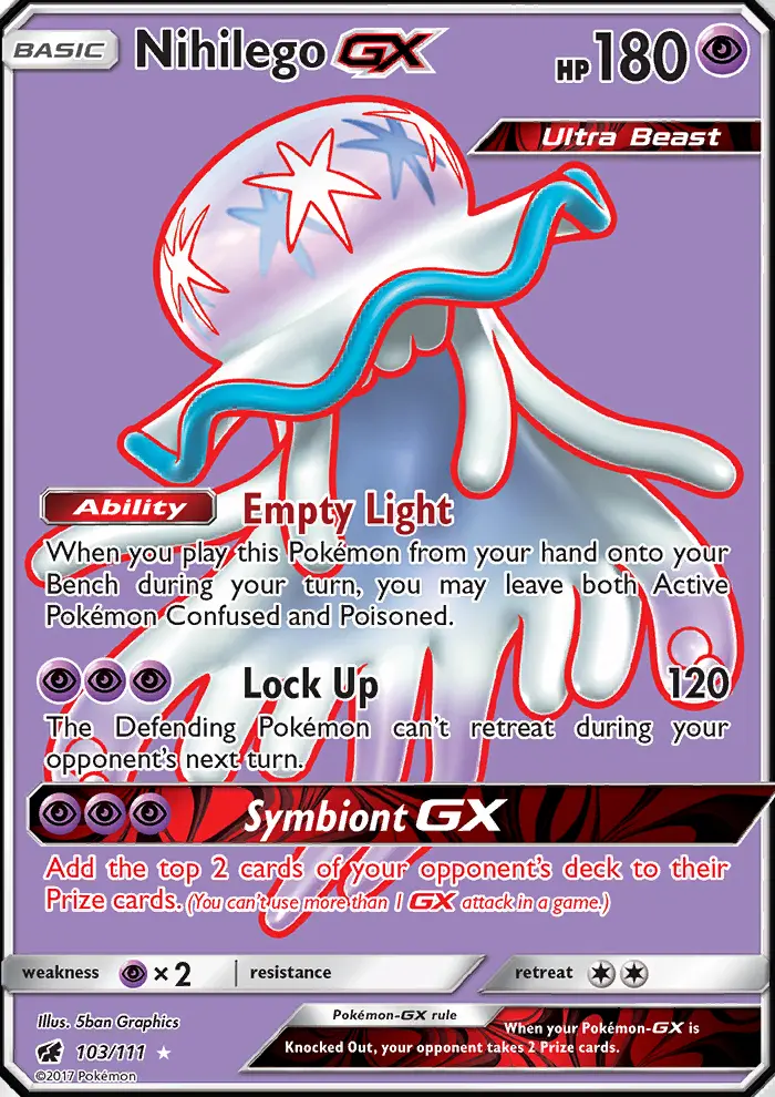 Card image of Nihilego GX