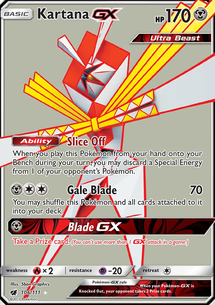 Card image of Kartana GX