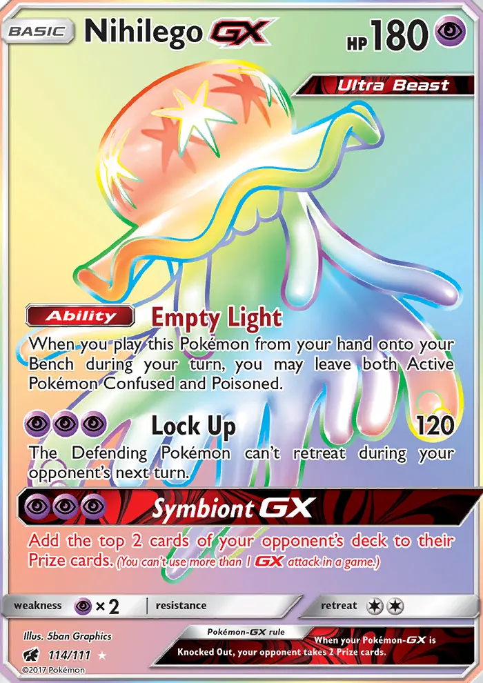 Card image of Nihilego GX