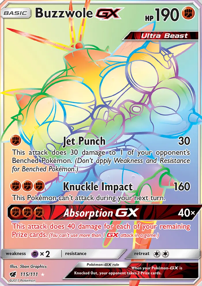 Card image of Buzzwole GX