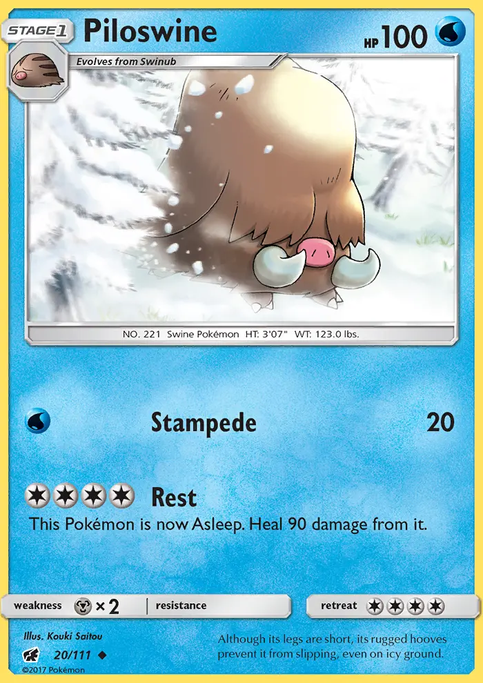 Card image of Piloswine