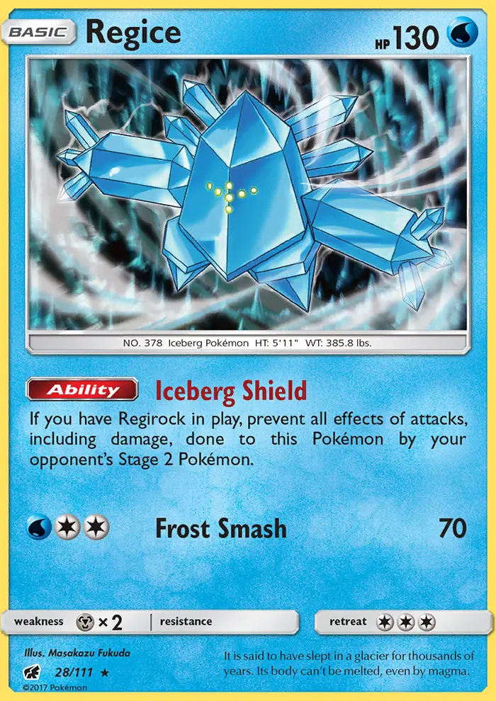 Card image of Regice