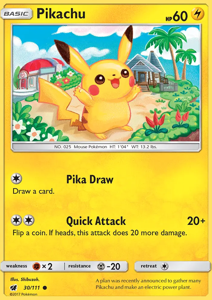 Card image of Pikachu