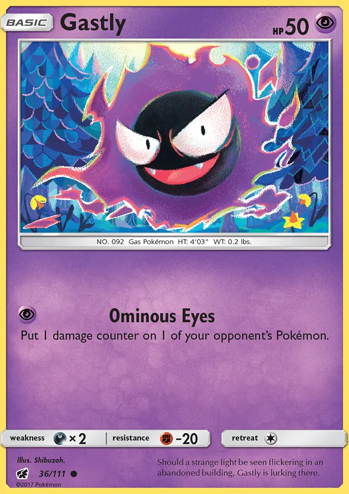 Card image of Gastly