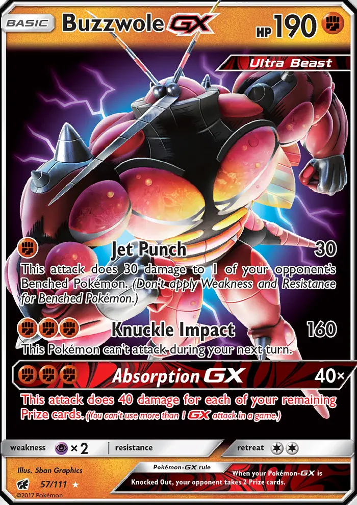 Card image of Buzzwole GX