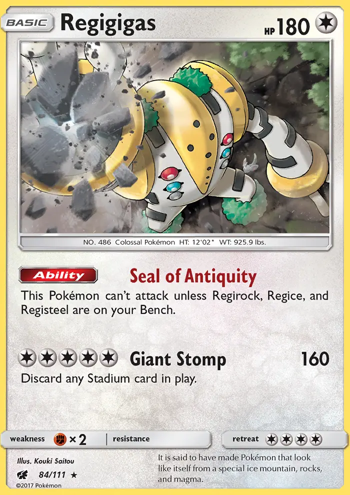 Card image of Regigigas
