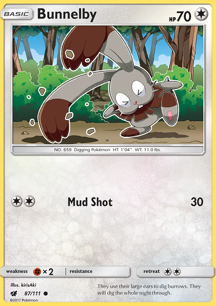 Card image of Bunnelby