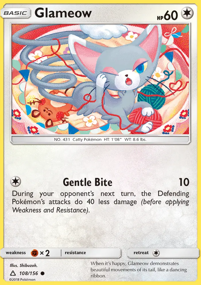 Card image of Glameow