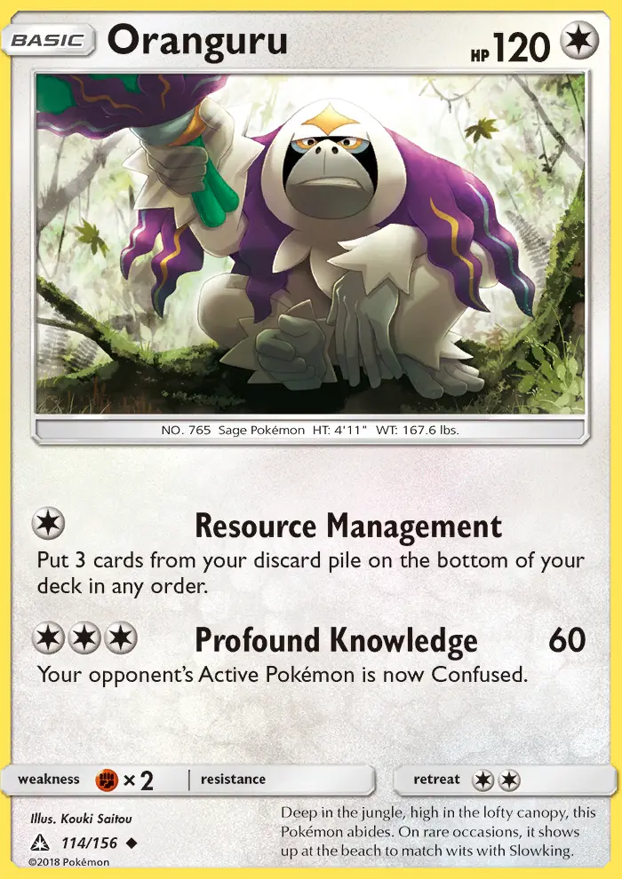 Card image of Oranguru