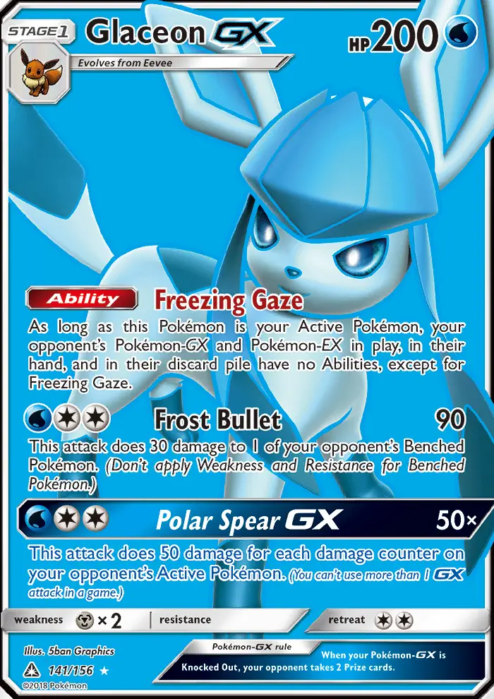 Card image of Glaceon GX