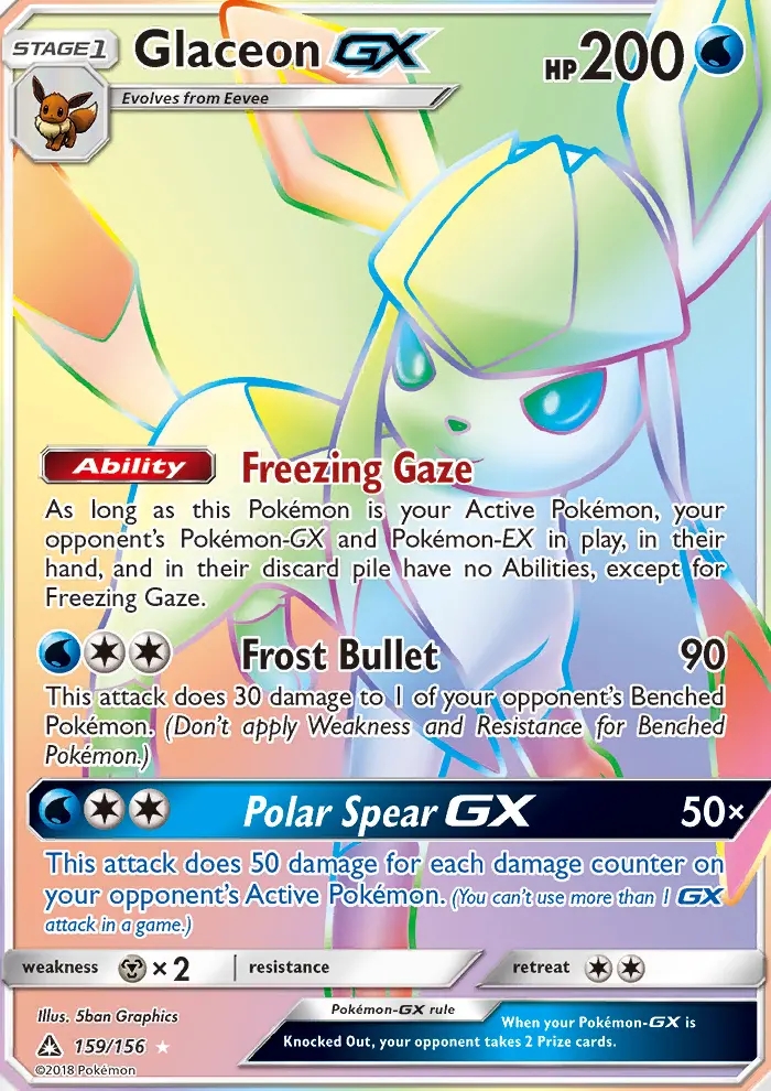 Card image of Glaceon GX