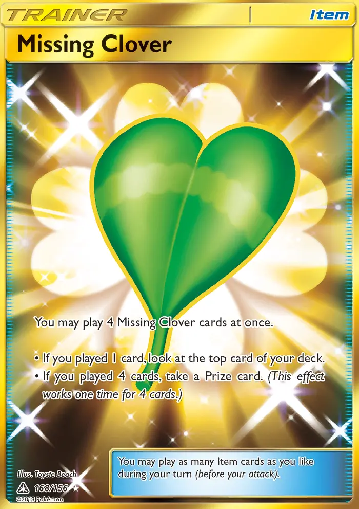Card image of Missing Clover