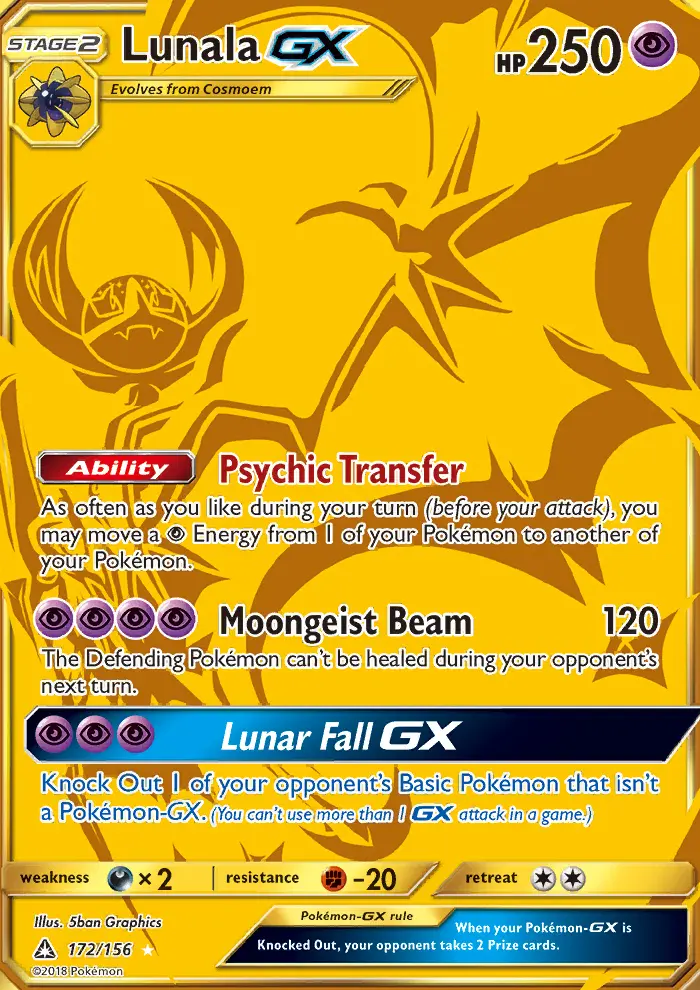 Card image of Lunala GX