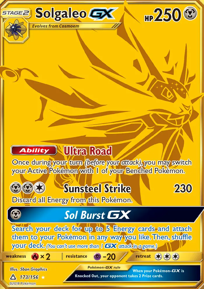 Card image of Solgaleo GX