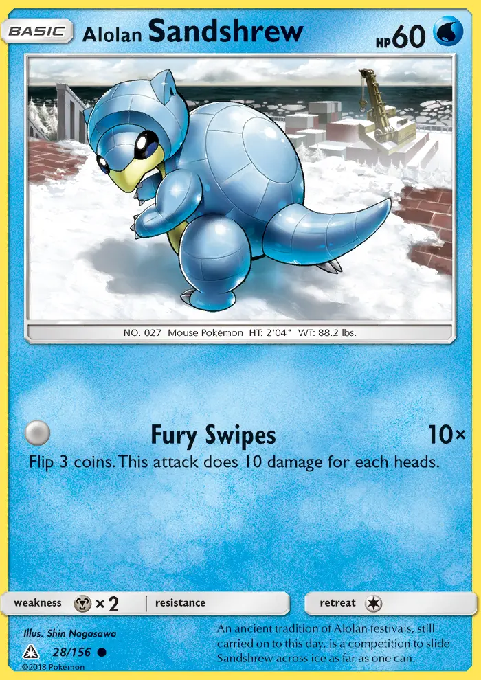 Card image of Alolan Sandshrew